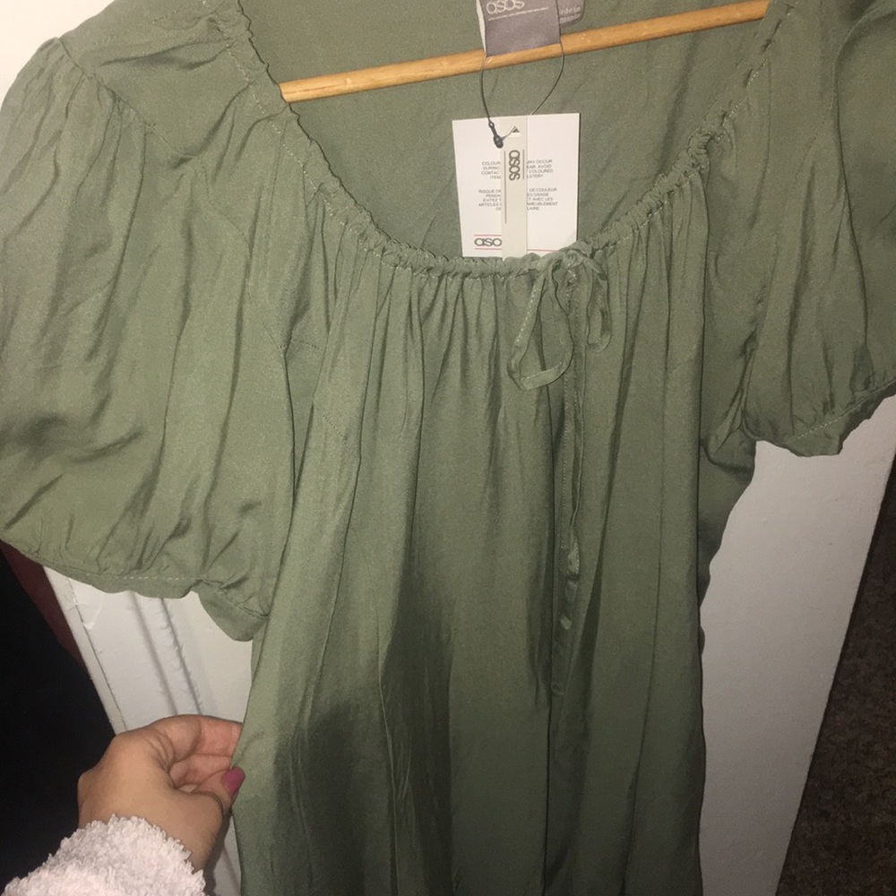 ASOS90's scoop neck skater mini dress